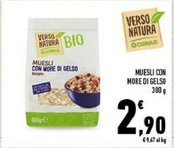 Conad Conad - Muesli Con More Di Gelso 300 G(ml) offerta