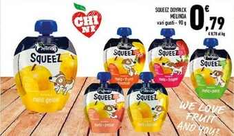 Conad Melinda Squeez Mela Golden 90 G(ml) offerta