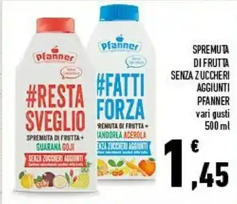 Conad Pfanner Spremuta Di Frutta Senza Zuccheri Aggiunti offerta