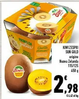 Conad Zespri Kiwi Sun Gold offerta