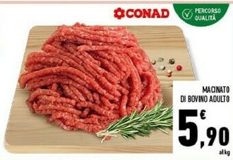 Conad Macinato Di Bovino Adulto offerta