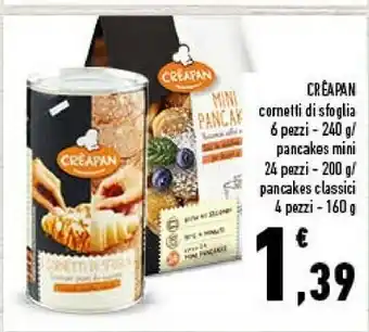 Conad Creapan Pancakes Mini offerta