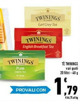 Conad Twinings Tè offerta