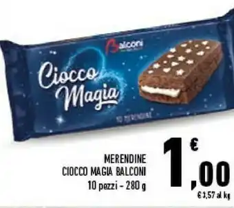 Conad Balconi Merendine Ciocco Magia offerta