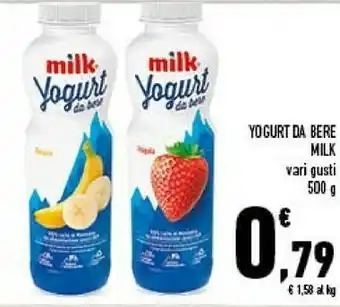 Conad Milk - Yogurt Da Bere Fragola 500 G(ml) offerta