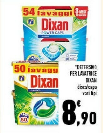 Conad Dixan Detersivo Per Lavatrice offerta