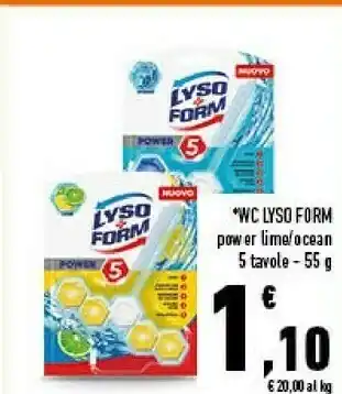 Conad Lysoform Wc Power Lime offerta