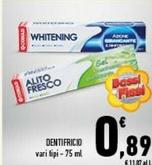 Conad Conad Dentifricio offerta