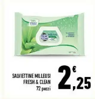 Conad Fresh & Clean Salviettine Milleusi offerta