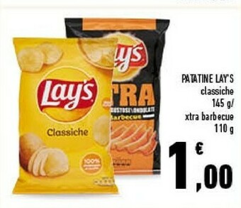 Conad Lay's Patatine Classiche 145 G(ml) offerta