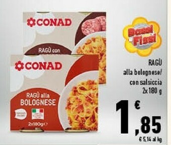 Conad Ragù offerta