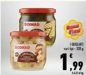 Conad Conad I Grigliati Funghi Champignons 320g offerta