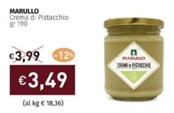 Prezzemolo e Vitale MARULLO Crema di Pistacchio gr 190 offerta