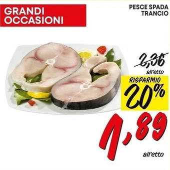 Pam Pesce spada trancio offerta