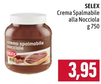 SELEX Crema Spalmabile alla Nocciola g 750