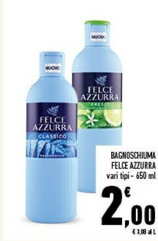 Conad Felce Azzurra Bagnoschiuma offerta