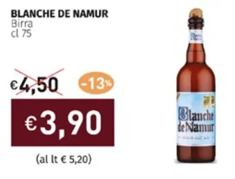 Prezzemolo e Vitale BLANCHE DE NAMUR Birra cl 75 offerta