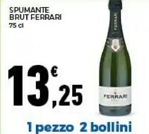 Conad Brut Ferrari Spumante offerta