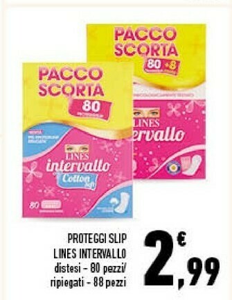 Conad Lines Intervallo Proteggi Slip offerta