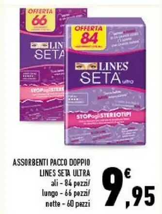Conad Lines Seta Ultra Assorbenti Pacco Doppio offerta