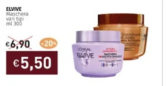 Prezzemolo e Vitale ELVIVE Maschera vari tipi ml 300 offerta