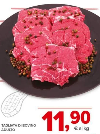 Todis TAGLIATA DI BOVINO ADULTO offerta