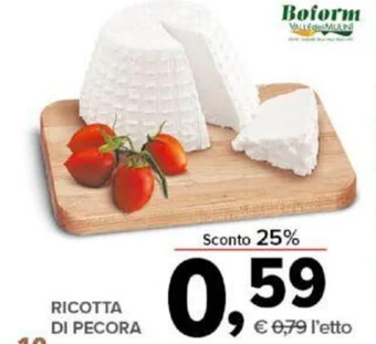 Todis RICOTTA DI PECORA offerta