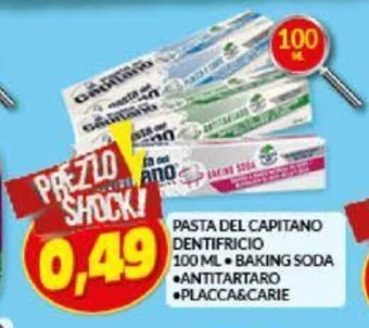 Risparmio Casa PASTA DEL CAPITANO DENTIFRICIO 100 ML offerta