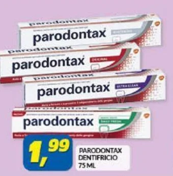 Risparmio Casa PARODONTAX DENTIFRICIO 75 ML offerta