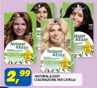 Risparmio Casa NATURAL & EASY COLORAZIONE PER CAPELLI offerta