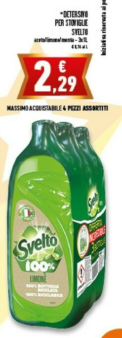 Conad Svelto Detersivo Piatti offerta