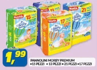 Risparmio Casa PANNOLINI MORBY PREMIUM offerta