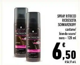 Conad Schwarzkopf Spray Ritocco Ricrescita offerta