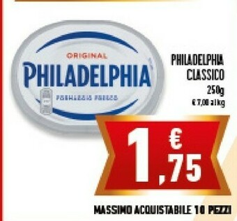 Conad Philadelphia Classico offerta