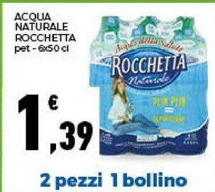 Conad Rocchetta Acqua Naturale offerta