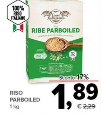 Todis CUORE MEDITERRANEO RISO PARBOILED 1 KG offerta