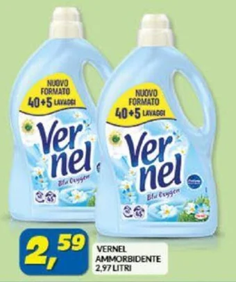 Risparmio Casa Vernel Ammorbidente 2,97 litri offerta