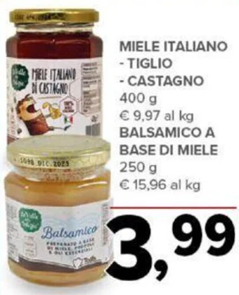 Todis MIELE ITALIANO TIGLIO 400 G offerta