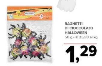 Todis RAGNETTI DI CIOCCOLATO HALLOWEEN 50 g offerta