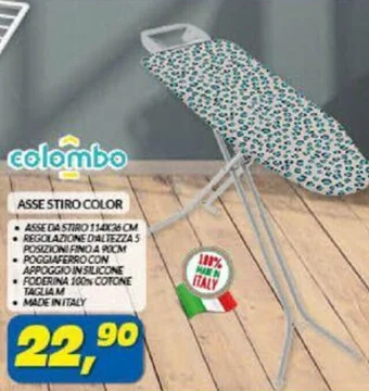 Risparmio Casa colombo ASSE STIRO COLOR offerta