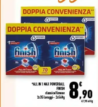 Conad Finish All In 1 Max Powerball Classico offerta