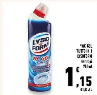 Conad Lysoform Wc Gel Tutto In 1 offerta