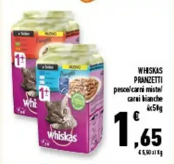 Conad Whiskas Pranzetti offerta