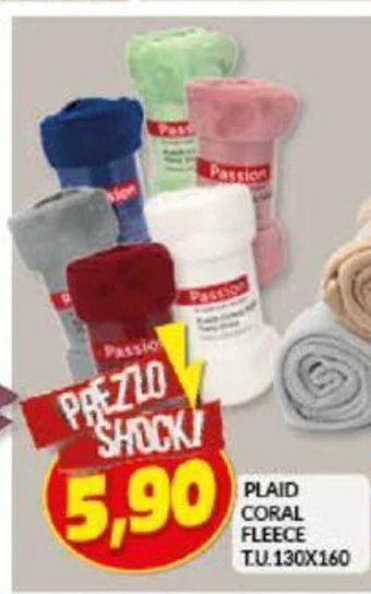 Risparmio Casa PLAID CORAL FLEECE T.U.130X160 offerta