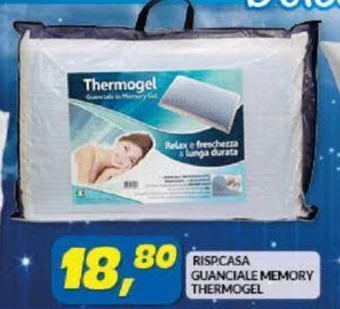 Risparmio Casa GUANCIALE MEMORY THERMOGEL RISPCASA offerta