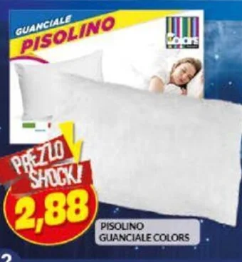 Risparmio Casa PISOLINO GUANCIALE COLORS offerta