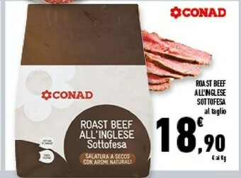 Conad Conad Roast Beef All'inglese Sottofesa offerta