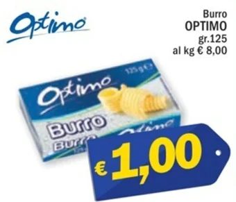 Ard Discount Burro OPTIMO gr.125 offerta