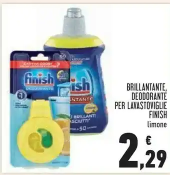 Conad Finish Klarspüler Brillantante Per Lavastoviglie 750 Ml 1 Pezzo(i) offerta
