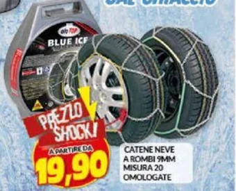 Risparmio Casa CATENE NEVE A ROMBI 9MM MISURA 20 OMOLOGATE offerta